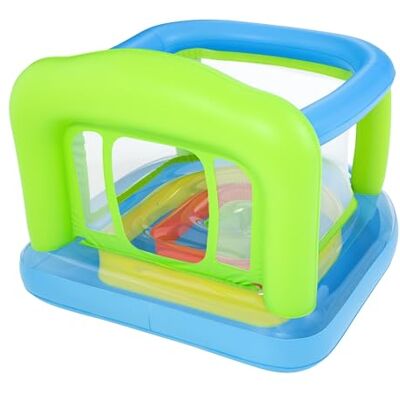 Bestway Jump-O-Rama Inflatable Bounce House, Kids Bouncy Castle Play Area, Mesh Safety Walls, Indoor Outdoor Soft Play Bouncer Bestway Jump-O-Rama Inflatable Bounce House, Kids Bouncy Castle Play Area, Mesh Safety Walls, Indoor Outdoor Soft Play Bouncer
