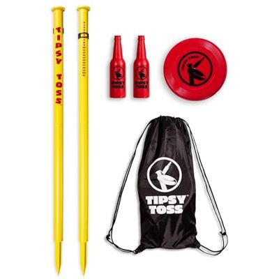 GoSports Tipsy Toss Game Set Flying Disc Bottle Drop Yard Game Pro GoSports Tipsy Toss Game Set Flying Disc Bottle Drop Yard Game Pro