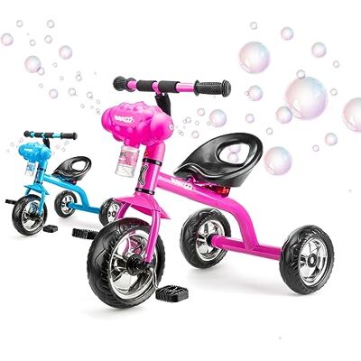 Xootz Bubble Go Trike for Kids, 3 Wheel Bike for Toddlers with Bubble Machine, Age 3+, Multiple Colours Xootz Bubble Go Trike for Kids, 3 Wheel Bike for Toddlers with Bubble Machine, Age 3+, Multiple Colours