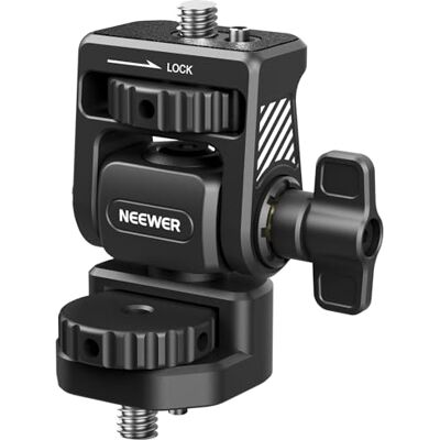 NEEWER Field Monitor Mount Monitor Holder with 1/4" Screw, 360° Swivel, 180° Tilt, Anti Twist Screw Compatible with Atomos Ninja 5" & 7" Camera Monitor Compatible with SmallRig Camera Cage, MA021 NEEWER Field Monitor Mount Monitor Holder with 1/4" Screw, 360° Swivel, 180° Tilt, Anti Twist Screw Compatible with Atomos Ninja 5" & 7" Camera Monitor Compatible with SmallRig Camera Cage, MA021