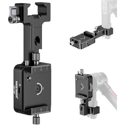 NEEWER RS4 RS3 Camera Mount Compatible with DJI Ronin RS 4 3 2 Pro Gimbal Stabilizer,1s Quick Vertical to Horizontal Switch Anti Drop 180° Rotating, Clamp on Base for YouTube TikTok Vlog Video, CA108 NEEWER RS4 RS3 Camera Mount Compatible with DJI Ronin RS 4 3 2 Pro Gimbal Stabilizer,1s Quick Vertical to Horizontal Switch Anti Drop 180° Rotating, Clamp on Base for YouTube TikTok Vlog Video, CA108
