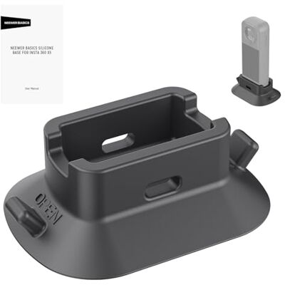 NEEWER Silicone Stand Base Compatible with Insta360 x5, Nonslip Stable Anti Scratch Desktop Camera Mount Support Stablizer Adapter for Vlogging Filming Video Recording Action Camera Accessories, AC036 NEEWER Silicone Stand Base Compatible with Insta360 x5, Nonslip Stable Anti Scratch Desktop Camera Mount Support Stablizer Adapter for Vlogging Filming Video Recording Action Camera Accessories, AC036