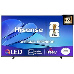 Hisense 65" 65E7QTUK QLED Smart AI TV 4K Direct Lit Viewing, Quantum Dot Colour, Hi-View AI Engine, Dolby Vision, Dolby Atmos with Freely, Disney +, YouTube, Netflix Hisense 65" 65E7QTUK QLED Smart AI TV 4K Direct Lit Viewing, Quantum Dot Colour, Hi-View AI Engine, Dolby Vision, Dolby Atmos with Freely, Disney +, YouTube, Netflix