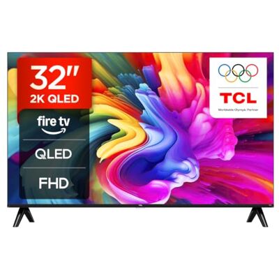 TCL 32SF560-UK 32" Full HD QLED Direct LED Smart TV with Fire TV, Alexa Voice Control, Vivid Colour & Enhanced Brightness TCL 32SF560-UK 32" Full HD QLED Direct LED Smart TV with Fire TV, Alexa Voice Control, Vivid Colour & Enhanced Brightness