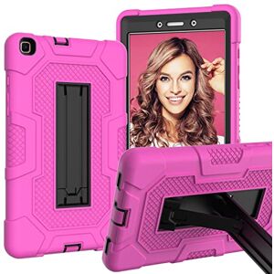 YEOU Samsung Tab A 8.0(2019) T290/T295 Case with Kickstand, Heavy Duty Shockproof Hard Hybrid Triple Layer Protective Soft Shell Apple Tablet Silicone Case (Rose + Black) YEOU Samsung Tab A 8.0(2019) T290/T295 Case with Kickstand, Heavy Duty Shockproof Hard Hybrid Triple Layer Protective Soft Shell Apple Tablet Silicone Case (Rose + Black)