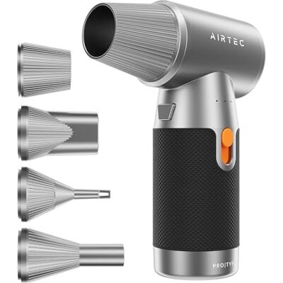 IT Dusters AirTec Ultra Electric Air Duster Blower for PC, Laptop, Console, Electronics and Home Cleaning, Environmental Alternative to Spray air can Duster Keyboard Cleaner (Type 8 Space Core) IT Dusters AirTec Ultra Electric Air Duster Blower for PC, Laptop, Console, Electronics and Home Cleaning, Environmental Alternative to Spray air can Duster Keyboard Cleaner (Type 8 Space Core)