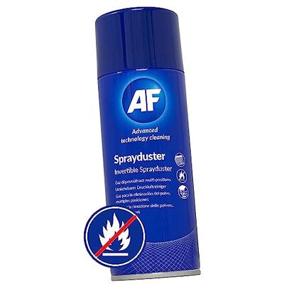 AF Professional Non Flammable Invertible Air Duster, 125ml, SDU125D Compressed Gas Can Spray, For Office PC Cleaning, Keyboard Dust Cleaner, Industrial Electronics, Fans AF Professional Non Flammable Invertible Air Duster, 125ml, SDU125D Compressed Gas Can Spray, For Office PC Cleaning, Keyboard Dust Cleaner, Industrial Electronics, Fans