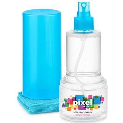 IT Dusters Pixel Perfect Screen Cleaner Kit for TV, Laptops, Computers, Monitors, Phones, Tablets, 300ml Cleaning Kit, Premium Natural Spray IT Dusters Pixel Perfect Screen Cleaner Kit for TV, Laptops, Computers, Monitors, Phones, Tablets, 300ml Cleaning Kit, Premium Natural Spray