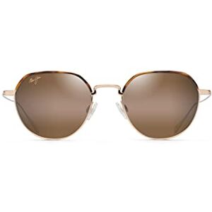 Maui Jim Polarized Men's and Women's Island Eyes Classic Sunglasses, Gold/Hcl Bronze Polarized, M Maui Jim Polarized Men's and Women's Island Eyes Classic Sunglasses, Gold/Hcl Bronze Polarized, M