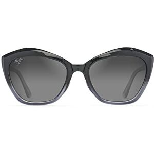 Maui Jim Unisex Lotus Sunglasses, Grey Lotus Black Fade, M Maui Jim Unisex Lotus Sunglasses, Grey Lotus Black Fade, M