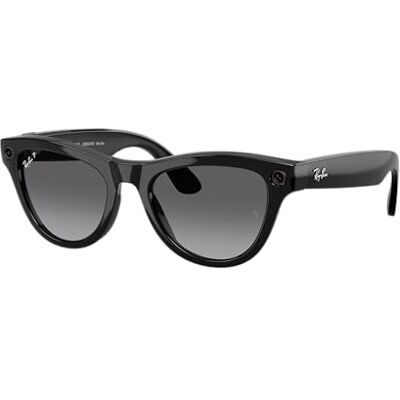 Ray-Ban Meta (Gen 2) Skyler AI Glasses for Men, Women — 12 MP Ultra-Wide Camera, 3K Ultra HD Video, Open-Ear Audio, Meta AI — 2X Battery Life — Shiny Black/Polar Gradient Graphite Lenses Ray-Ban Meta (Gen 2) Skyler AI Glasses for Men, Women — 12 MP Ultra-Wide Camera, 3K Ultra HD Video, Open-Ear Audio, Meta AI — 2X Battery Life — Shiny Black/Polar Gradient Graphite Lenses