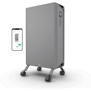 Duux Edge Oil Smart Oil Filled Radiator, Portable, Timer, Boost Mode, 2000W Grey DXOH21UK Duux Edge Oil Smart Oil Filled Radiator, Portable, Timer, Boost Mode, 2000W Grey DXOH21UK