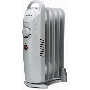 Status 5 Fin Oil Filled Radiator, 500W Portable Electric Heater with Adjustable Thermostat, Overheat & Tip-Over Safety, Carry Handle for Home, Bedroom, Office, Caravan, White (OFH5-500W1PKB) Status 5 Fin Oil Filled Radiator, 500W Portable Electric Heater with Adjustable Thermostat, Overheat & Tip-Over Safety, Carry Handle for Home, Bedroom, Office, Caravan, White (OFH5-500W1PKB)