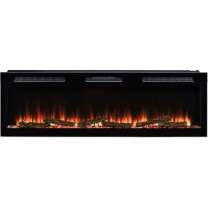 Dimplex Sense Optiflame Media Wall Fire, Black Wall Mount or Recess, Built-In Electric Fireplace, With 13 Colour Themes, 3 heat settings, Remote & Wi-Fi Controls, 60"/ 153.3cm Dimplex Sense Optiflame Media Wall Fire, Black Wall Mount or Recess, Built-In Electric Fireplace, With 13 Colour Themes, 3 heat settings, Remote & Wi-Fi Controls, 60"/ 153.3cm
