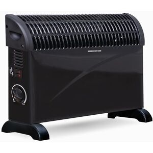 Status Convection Heater 2000 W Black Portable Electric Heater, 3 Heat Settings, Adjustable Thermostat, Overheat Protection, Power Indicator Light, Carry Handle, (CONHB-2000W1PKB) Status Convection Heater 2000 W Black Portable Electric Heater, 3 Heat Settings, Adjustable Thermostat, Overheat Protection, Power Indicator Light, Carry Handle, (CONHB-2000W1PKB)