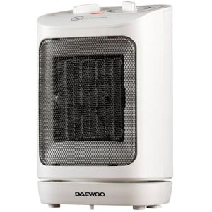 Daewoo HEA1975GE Ceramic Fan Heater, 2000W, PTC Heating Element, Oscillating, Portable, Indoor Use, Electric, 25H x 16W x 12.5D cm, for Home Office and Bedroom Daewoo HEA1975GE Ceramic Fan Heater, 2000W, PTC Heating Element, Oscillating, Portable, Indoor Use, Electric, 25H x 16W x 12.5D cm, for Home Office and Bedroom