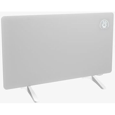 Princess connected infrared heater Carbon crystal panel Flat wall radiator 480 W Thermostat adjustable up to 50°C 24-hour timer Weekly programming Princess connected infrared heater Carbon crystal panel Flat wall radiator 480 W Thermostat adjustable up to 50°C 24-hour timer Weekly programming
