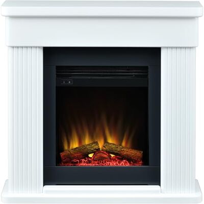 Dimplex Portland 16" Optiflame Complete Suite, Fully Assembled Electrical Fireplace With Choice Flame Colours, Adjustable Flame Brightness, and Remote Control. 87cm Wide Dimplex Portland 16" Optiflame Complete Suite, Fully Assembled Electrical Fireplace With Choice Flame Colours, Adjustable Flame Brightness, and Remote Control. 87cm Wide