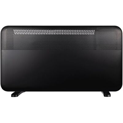 TCP 2000W Convection Panel Heater, Slim Black Design, Fast Heat, Digital Thermostat, 24H Timer, Weekly Program, Quiet, Energy Efficient, Wall Mounted or Freestanding Electric Heater TCP 2000W Convection Panel Heater, Slim Black Design, Fast Heat, Digital Thermostat, 24H Timer, Weekly Program, Quiet, Energy Efficient, Wall Mounted or Freestanding Electric Heater
