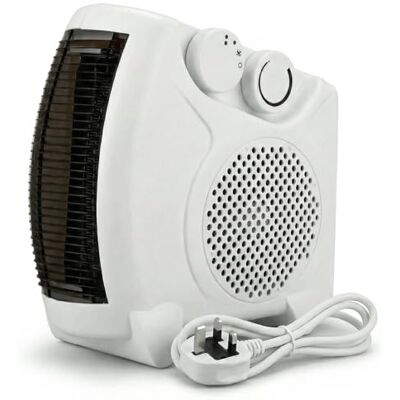 Ventox Fan Electric Heater 2000W with 2 Heat Settings & Fan Mode, Adjustable Thermostat, Energy Efficient, Overheat Protection, Portable Heater for Home & Office (Flat) Ventox Fan Electric Heater 2000W with 2 Heat Settings & Fan Mode, Adjustable Thermostat, Energy Efficient, Overheat Protection, Portable Heater for Home & Office (Flat)