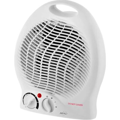 Armo Home Armo® Fan Heater 2KW Upright Portable Fan Heater Bedroom Home Office Heating Heater With Thermostat (White) Armo Home Armo® Fan Heater 2KW Upright Portable Fan Heater Bedroom Home Office Heating Heater With Thermostat (White)
