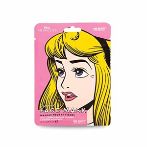 MAD BEAUTY DISNEY Princess Aurora Face Masks, Lavender Infused Sheet Masks, Heals Damaged Skin, Calming, Anti-Inflammatory, Detoxifying