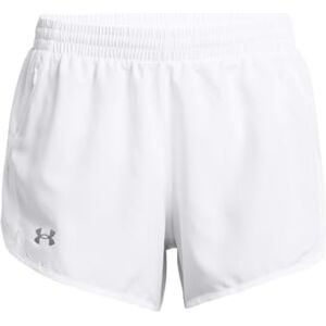 Under Armour Women's UA Fly By 3'' Shorts Shorts White Under Armour Women's UA Fly By 3'' Shorts Shorts White