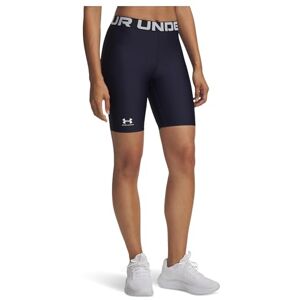Under Armour Women's HeatGear 8in Short, Breathable and Fast-Drying Sports Shorts, Comfortable Women's Shorts with Odour Control Technology,Midnight Navy / / White,XL Under Armour Women's HeatGear 8in Short, Breathable and Fast-Drying Sports Shorts, Comfortable Women's Shorts with Odour Control Technology,Midnight Navy / / White,XL