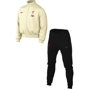 Nike FC Liverpool Strike Special Edition Dri-Fit Knitted Football Tracksuit (Men), Coconut Milk/Black/Gym Red, HJ2167-114, M Nike FC Liverpool Strike Special Edition Dri-Fit Knitted Football Tracksuit (Men), Coconut Milk/Black/Gym Red, HJ2167-114, M