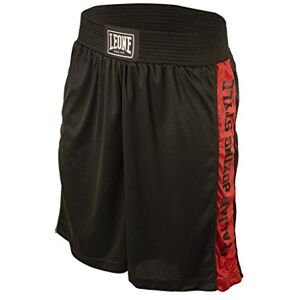 LEONE 1947 , Boxing Shorts, Unisex Adult, Black, L, AB739 LEONE 1947 , Boxing Shorts, Unisex Adult, Black, L, AB739
