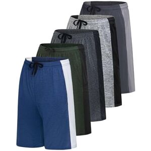 Real Essentials Mens Quick Dry Fit Dri-Fit Active Wear Athletic Performance Football Rugby 9 Inch Inseam Training Tennis Running Essentials Gym Shorts Hombre Stretch Fitness Casual Workout Tech Shorts -Set 1,3XL Real Essentials Mens Quick Dry Fit Dri-Fit Active Wear Athletic Performance Football Rugby 9 Inch Inseam Training Tennis Running Essentials Gym Shorts Hombre Stretch Fitness Casual Workout Tech Shorts -Set 1,3XL