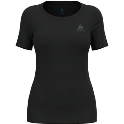 Odlo Women Functional Underwear Short Sleeve Shirt MERINO 200, black, L Odlo Women Functional Underwear Short Sleeve Shirt MERINO 200, black, L