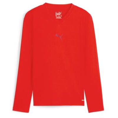 Puma Long Sleeve T-shirt Baselayer Rouge - T-shirt Puma Long Sleeve T-shirt Baselayer Rouge - T-shirt