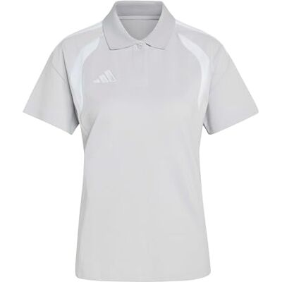 adidas Women's Tiro 26 League Polo Shirt, Team Light Grey/White, XS adidas Women's Tiro 26 League Polo Shirt, Team Light Grey/White, XS