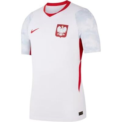 Nike Poland Men's M – Poland National Team Football Jersey – WM 2026 Euro Fan Jersey NK Dri-FIT Stadium Home Shirt, White Nike Poland Men's M – Poland National Team Football Jersey – WM 2026 Euro Fan Jersey NK Dri-FIT Stadium Home Shirt, White