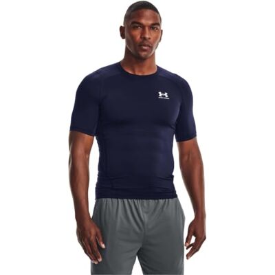 Under Armour Men's Ua Hg Armour Comp Ss Short-Sleeved Sports t-Shirt for Men, Comfortable and Lightweight Gym Clothes for Workouts (Pack of 1) Under Armour Men's Ua Hg Armour Comp Ss Short-Sleeved Sports t-Shirt for Men, Comfortable and Lightweight Gym Clothes for Workouts (Pack of 1)