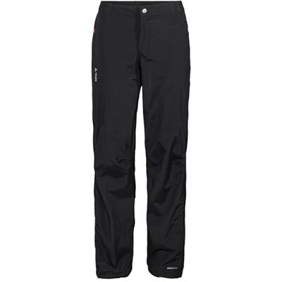 VAUDE VAUDO Women Women's Yaras Rain Zip Pants III Pants black, 36 VAUDE VAUDO Women Women's Yaras Rain Zip Pants III Pants black, 36