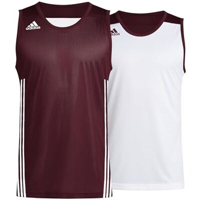 adidas Men's 3G Speed Reversible Jersey, Maroon/White, S adidas Men's 3G Speed Reversible Jersey, Maroon/White, S