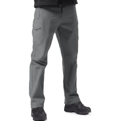 FREE SOLDIER Walking Trousers for Men Winter Waterproof Trousers Outdoor Hiking Trousers Softshell Thermal Fleece Lined Overtrousers FREE SOLDIER Walking Trousers for Men Winter Waterproof Trousers Outdoor Hiking Trousers Softshell Thermal Fleece Lined Overtrousers