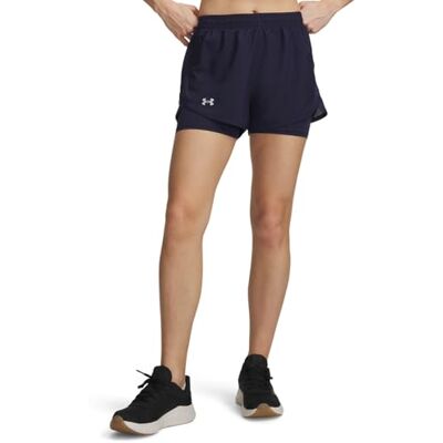 Under Armour Women's Ua Fly By 2-in-1 Shorts Shorts Under Armour Women's Ua Fly By 2-in-1 Shorts Shorts