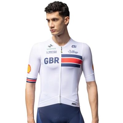 ALE' Alé Men's British Cycling Official PR-S 2.0 Short Sleeve Cycling Jersey ALE' Alé Men's British Cycling Official PR-S 2.0 Short Sleeve Cycling Jersey