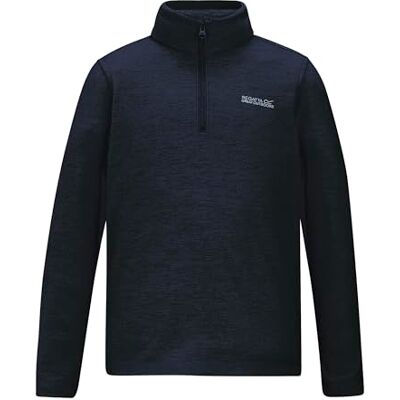 Regatta Kids Hot Shot Marl Half Zip Fleece Warm Anti-Pill Quick Dry Winter Layer Top Blue Regatta Kids Hot Shot Marl Half Zip Fleece Warm Anti-Pill Quick Dry Winter Layer Top Blue