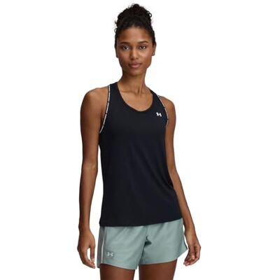 Under Armour Women's Tech Play Up Tank-Top Black/White XS XS Under Armour Women's Tech Play Up Tank-Top Black/White XS XS