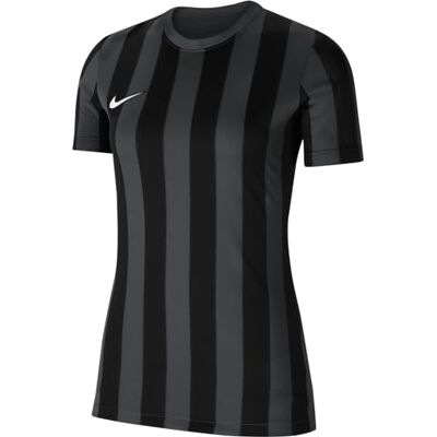 Nike Unisex Children's Striped Division IV Jersey Short Sleeve Jersey, unisex_child, CW3819-060, Anthracite/Black/White, 8-10 years Nike Unisex Children's Striped Division IV Jersey Short Sleeve Jersey, unisex_child, CW3819-060, Anthracite/Black/White, 8-10 years