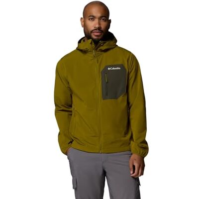 Columbia Men's Tall Heights 3 Hooded Softshell, Softshell Jacket, Mossy Green/Greenscape, XX-Large Columbia Men's Tall Heights 3 Hooded Softshell, Softshell Jacket, Mossy Green/Greenscape, XX-Large
