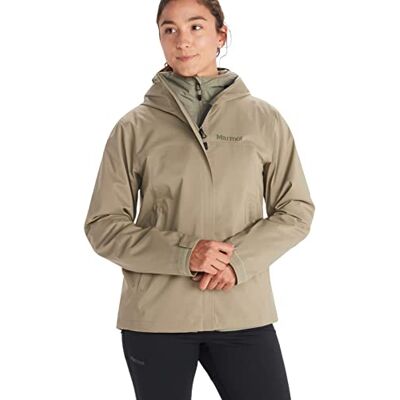 MARMOT Women's PreCip Eco Pro Jacket, Waterproof Jacket, Lightweight Hooded Rain Jacket, Windproof Raincoat, Breathable Windbreaker, Ideal for Running and Hiking MARMOT Women's PreCip Eco Pro Jacket, Waterproof Jacket, Lightweight Hooded Rain Jacket, Windproof Raincoat, Breathable Windbreaker, Ideal for Running and Hiking