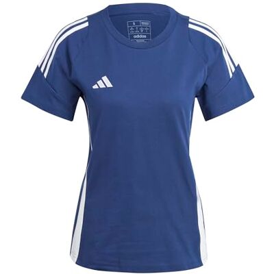 adidas Women's Tiro24 Sweat Shirt, Team Navy Blue 2/White, L adidas Women's Tiro24 Sweat Shirt, Team Navy Blue 2/White, L