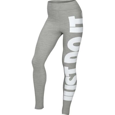 Nike CZ8530-063 W NSW ESSNTL LGGNG Swoosh MR Leggings Womens dk Grey Heather/(White) L Nike CZ8530-063 W NSW ESSNTL LGGNG Swoosh MR Leggings Womens dk Grey Heather/(White) L