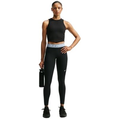 Nike Women's Pro Leggings in Voller Länge Mit Mittelhohem Bund Für Damen Leggings Nike Women's Pro Leggings in Voller Länge Mit Mittelhohem Bund Für Damen Leggings
