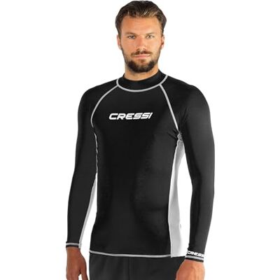 Cressi Men's Long Sleeve Rash Guard - Water Sports UV Protection Cressi Men's Long Sleeve Rash Guard - Water Sports UV Protection